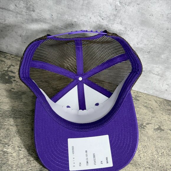 NEW LSU Tigers Mossy Oak Hat OS Purple Camo Adjustable Trucker - Picture 6 of 8